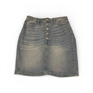 Banana Republic Blue Denim Pencil Skirt